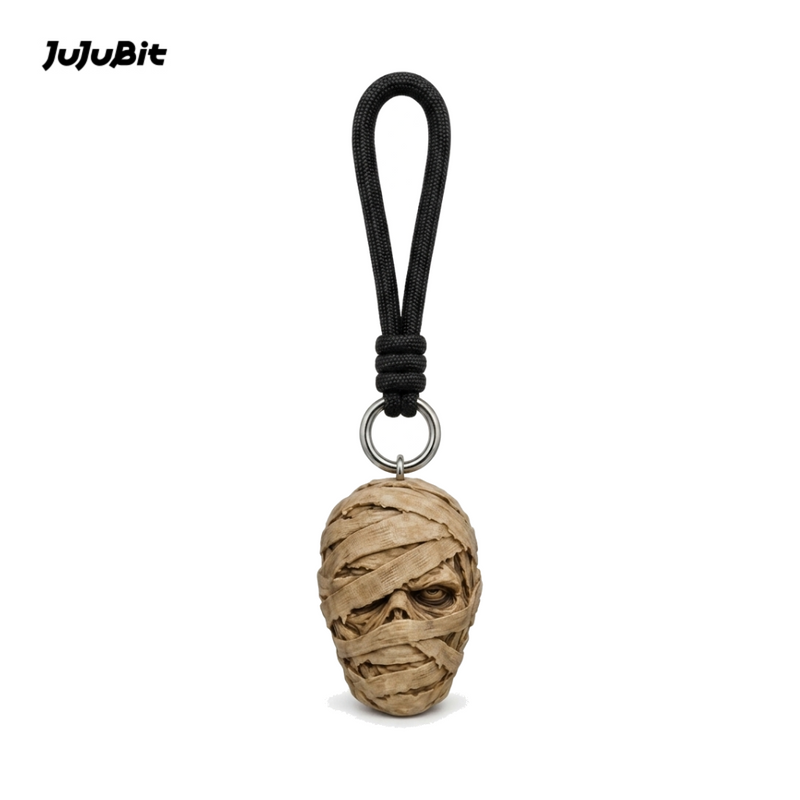 Mummy Skull Keychain
