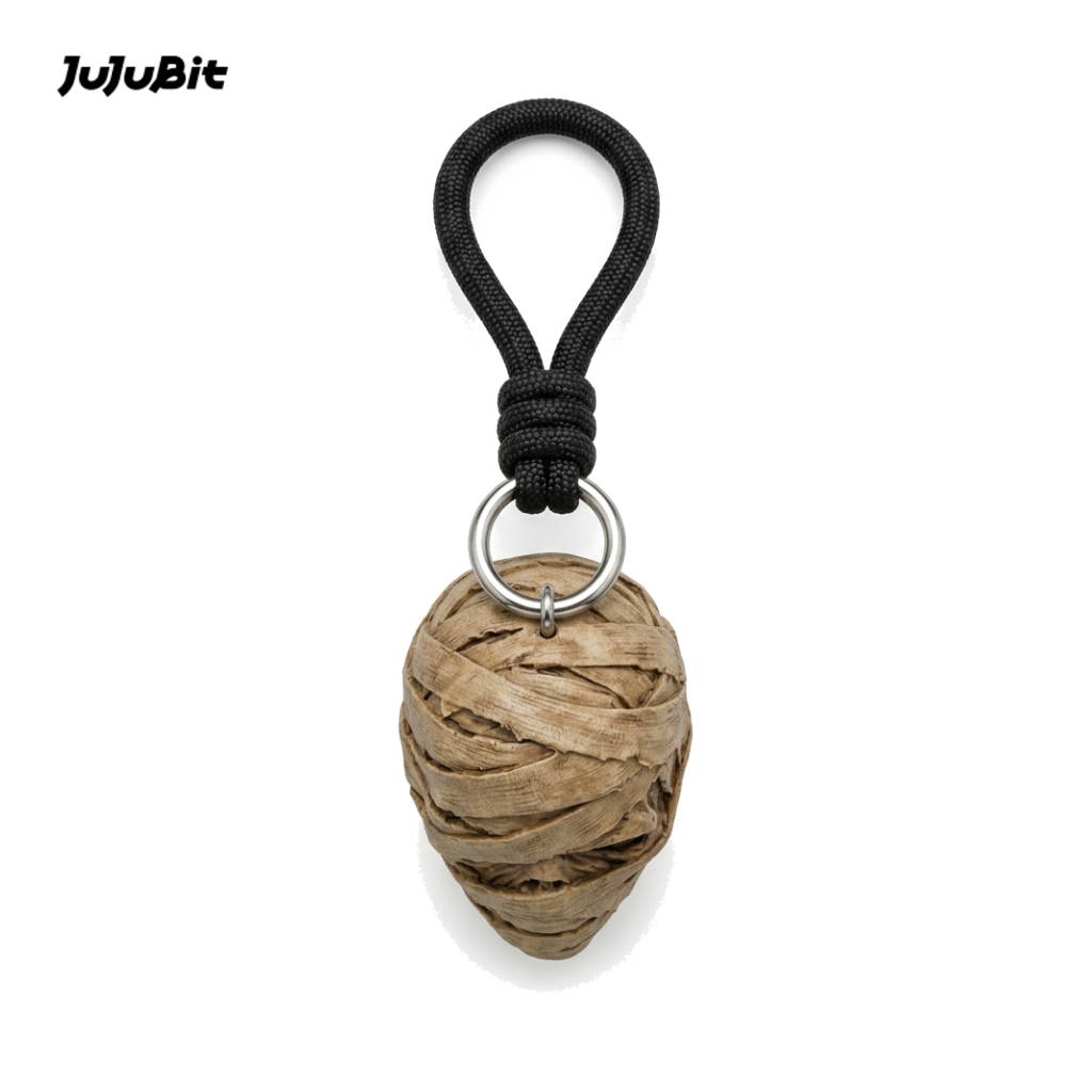 Mummy Skull Keychain