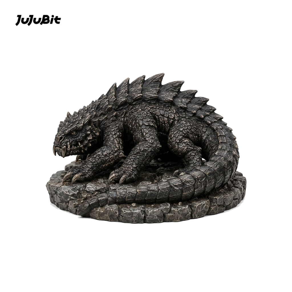 Nightscale Basilisk-Detailed Sculpt Miniature for RPG, Display & Collection