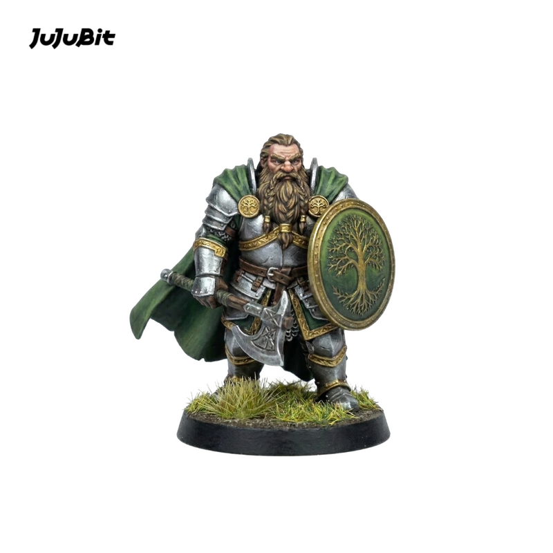 Oakshield Champion-Detailed Sculpt Miniature for RPG, Display & Collection