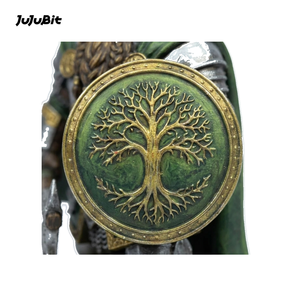 Oakshield Champion-Detailed Sculpt Miniature for RPG, Display & Collection