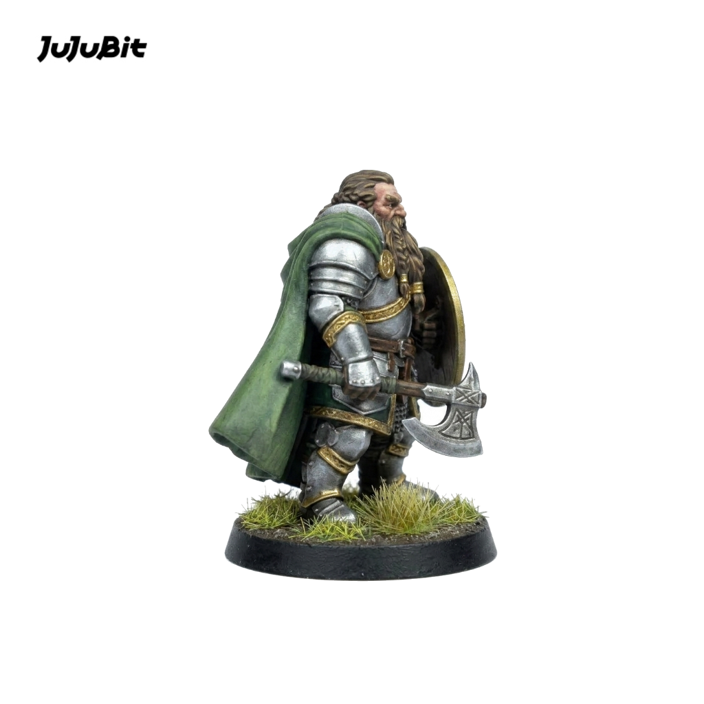 Oakshield Champion-Detailed Sculpt Miniature for RPG, Display & Collection
