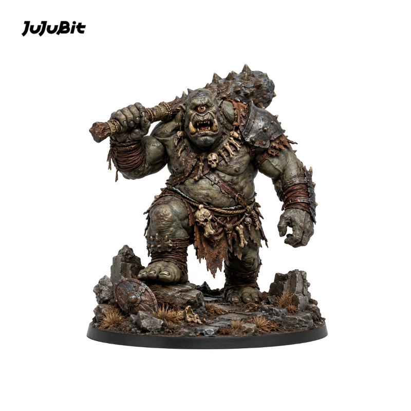 One-Eyed Bonecrusher Ogre-Detailed Sculpt Miniature for RPG, Display & Collection