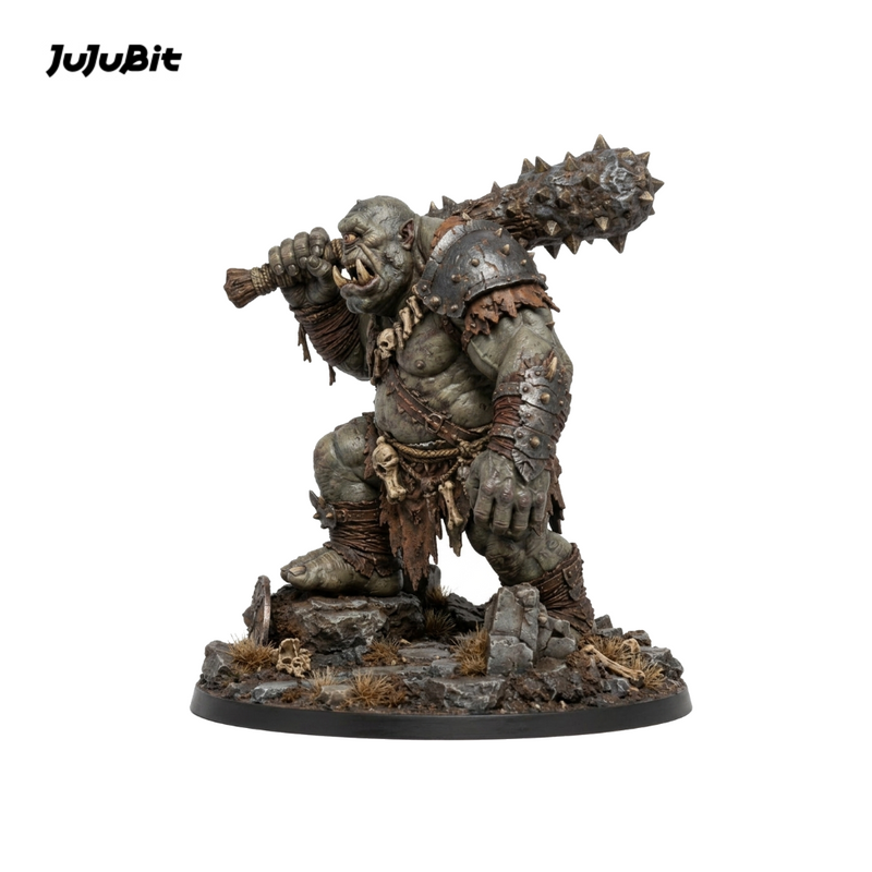 One-Eyed Bonecrusher Ogre-Detailed Sculpt Miniature for RPG, Display & Collection