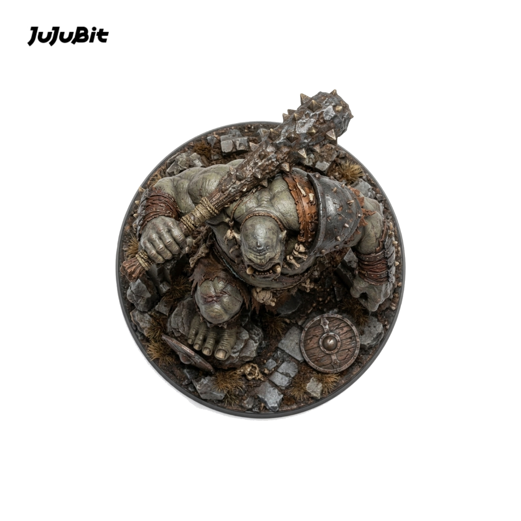 One-Eyed Bonecrusher Ogre-Detailed Sculpt Miniature for RPG, Display & Collection