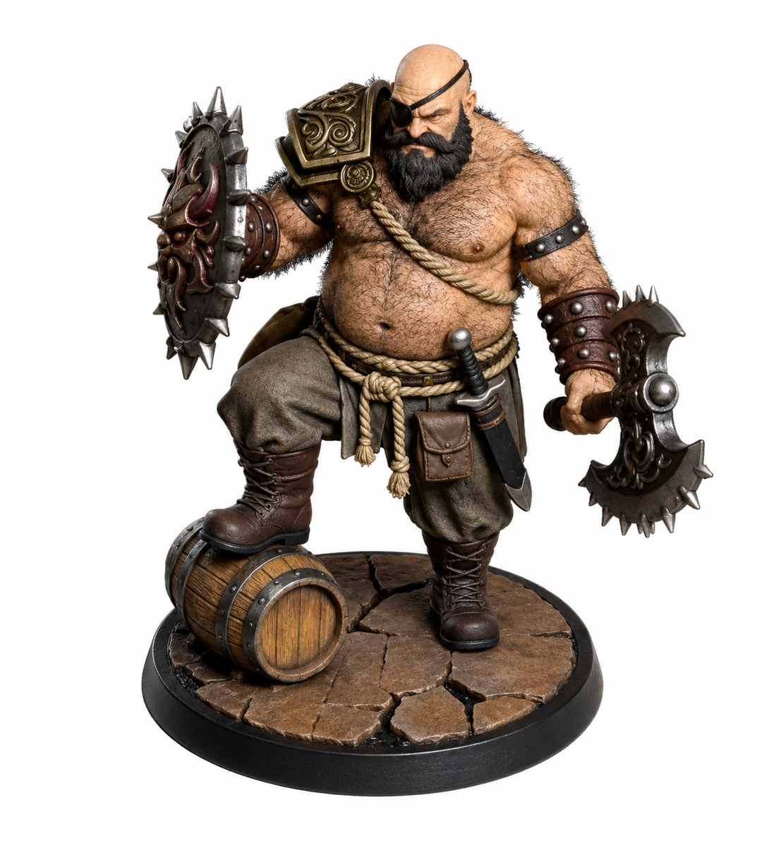 One-Eyed Brute detailed RPG miniature - tabletop gaming monster figure