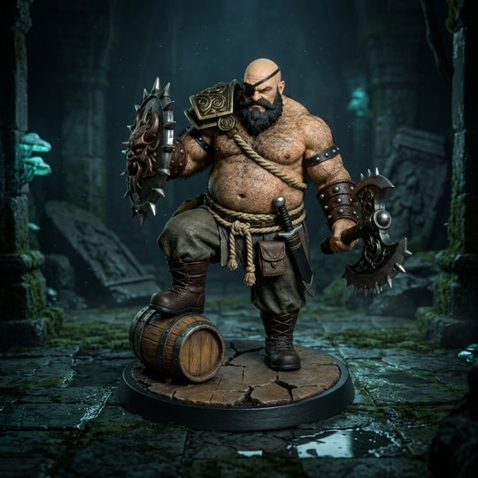 One-Eyed Brute-Detailed Sculpt Miniature for RPG, Display & Collection