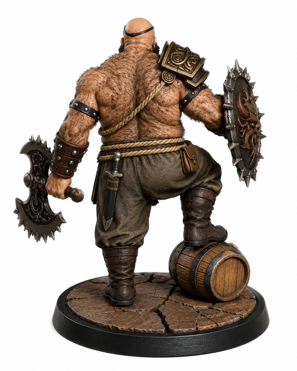 One-Eyed Brute fantasy miniature - DnD creature display collectible