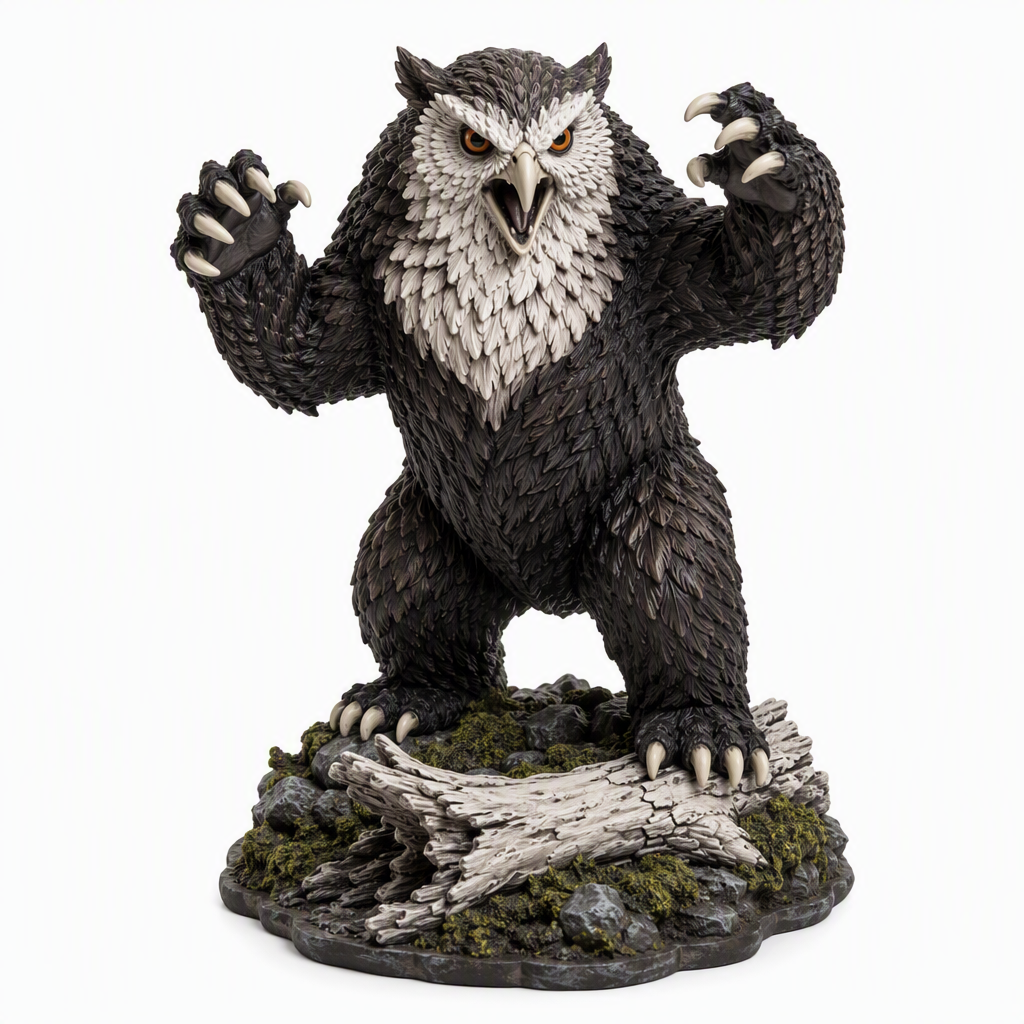 Gloomwing Owlbear-Detailed Sculpt Miniature for RPG, Display & Collection