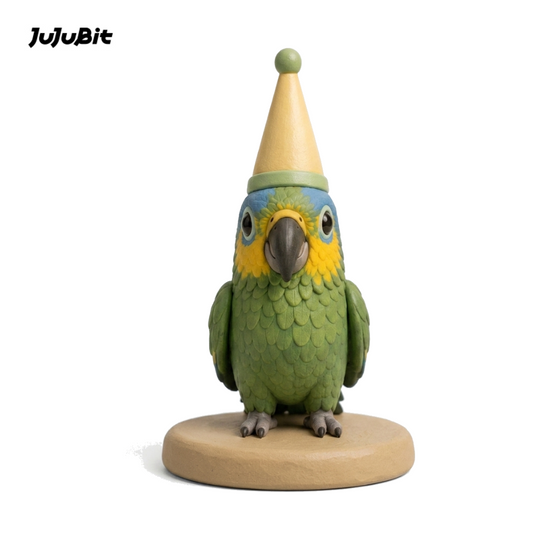 Ringholder Figurine - Party Parrot