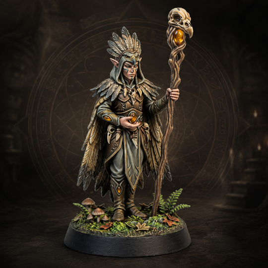 Personalized DnD character figurine - custom TRPG hero miniature