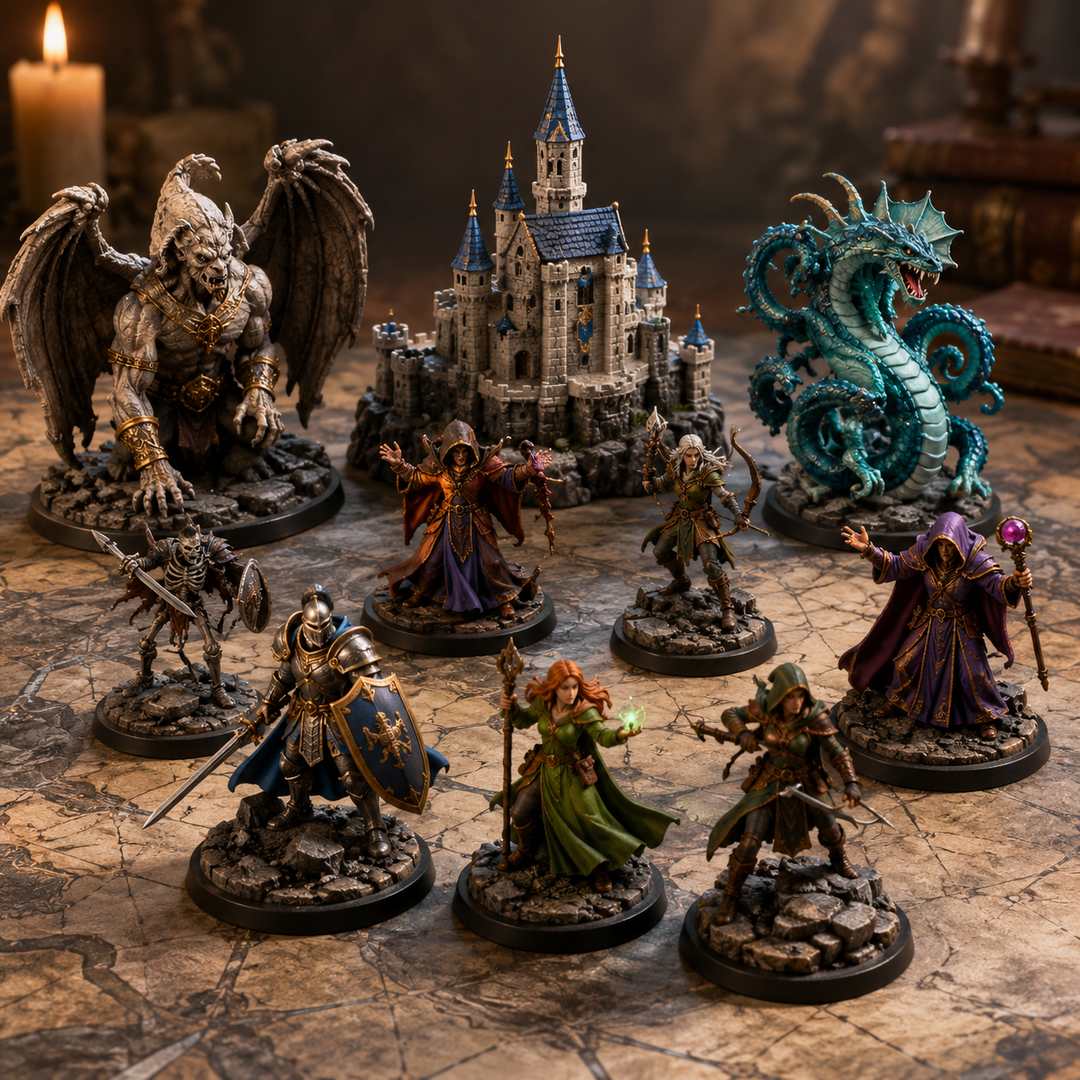 custom dnd monsters Custom TRPG Miniature – Create Your Own Tabletop RPG Character – JuJuBit