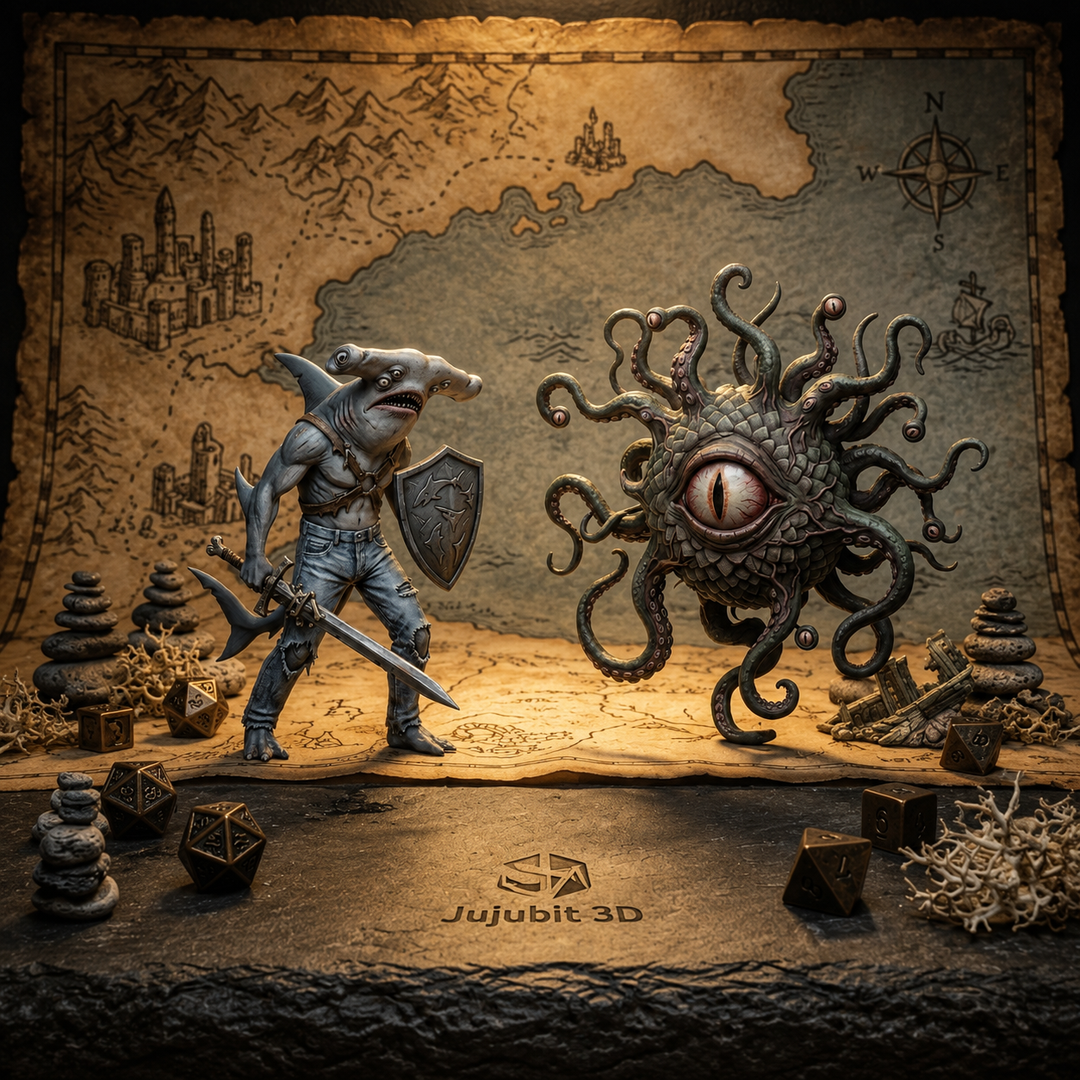 Personalized tabletop gaming creature - custom RPG monster sculpture