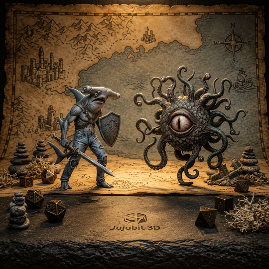 Personalized tabletop gaming creature - custom RPG monster sculpture