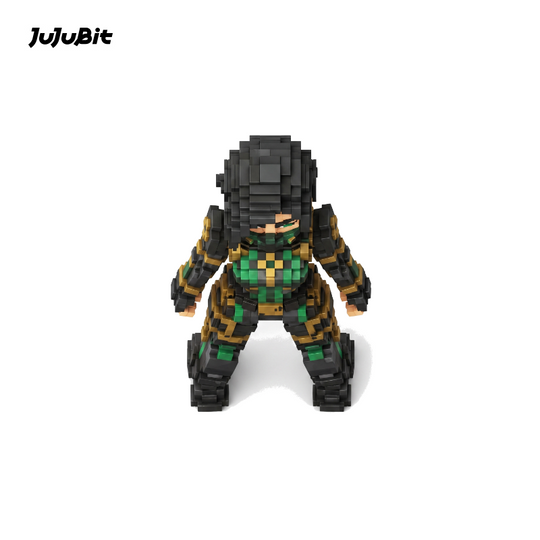 Pixel Style - Shadow Cyber Ninja Block Figure