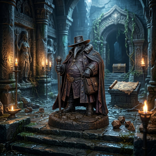 Plague Baron-Detailed Sculpt Miniature for RPG, Display & Collection