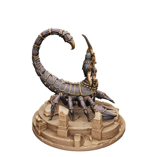 Desert Scorpion Empress-Detailed Sculpt Miniature for RPG, Display & Collection
