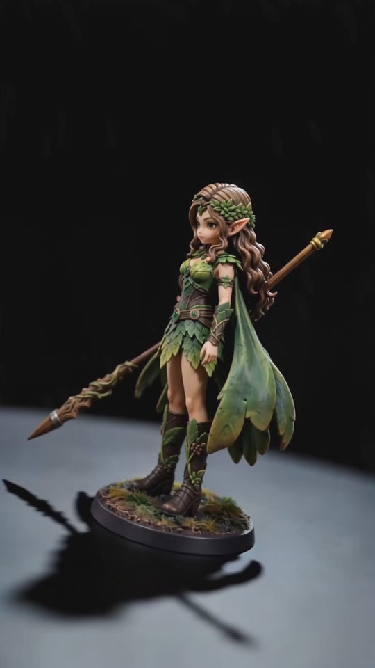 Thornspear Elf Ranger-Detailed Sculpt Miniature for RPG, Display & Collection