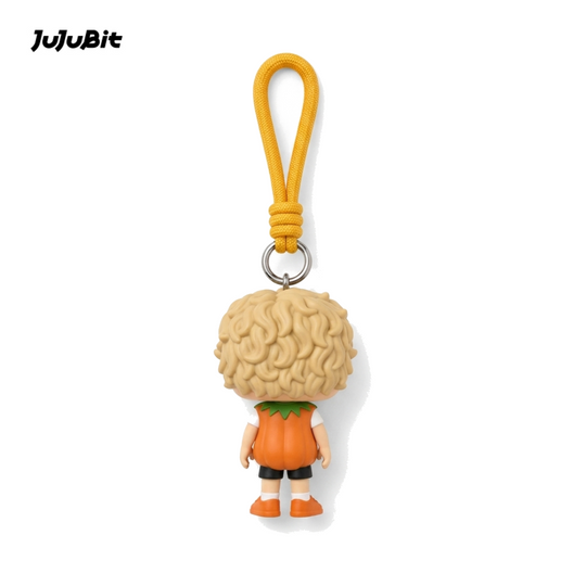Pumpkin Costume Keychain Figure