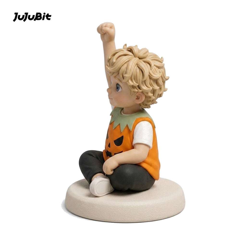 Ringholder Figurine - Pumpkin Spice Kid Figurine