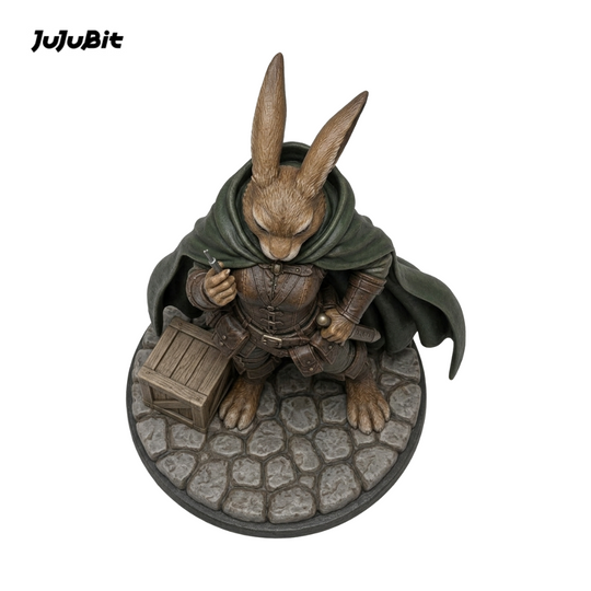 Quickstep Harengon Rogue-Detailed Sculpt Miniature for RPG, Display &amp; Collection