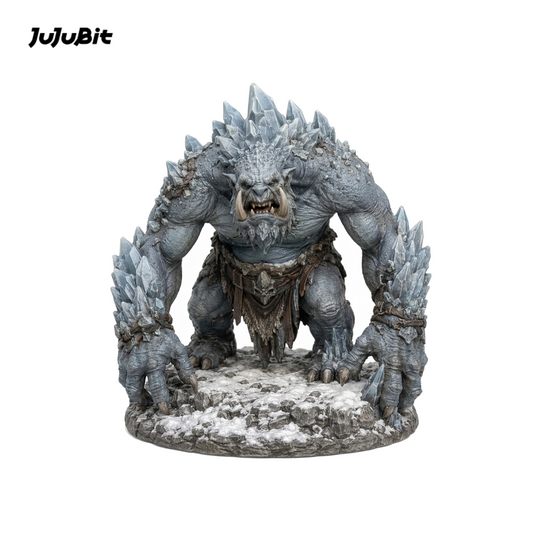 Rimefang Frost Troll-Detailed Sculpt Miniature for RPG, Display & Collection
