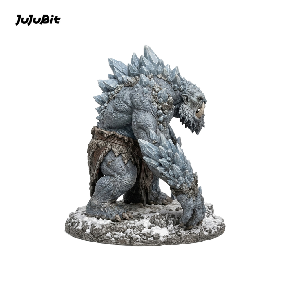 Rimefang Frost Troll-Detailed Sculpt Miniature for RPG, Display & Collection