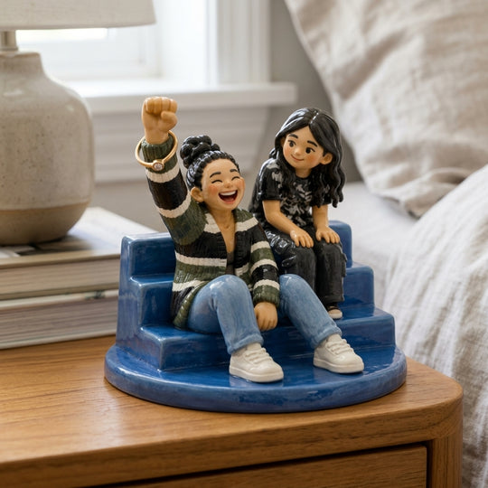 Ringholder Figurine - Friends on the Steps