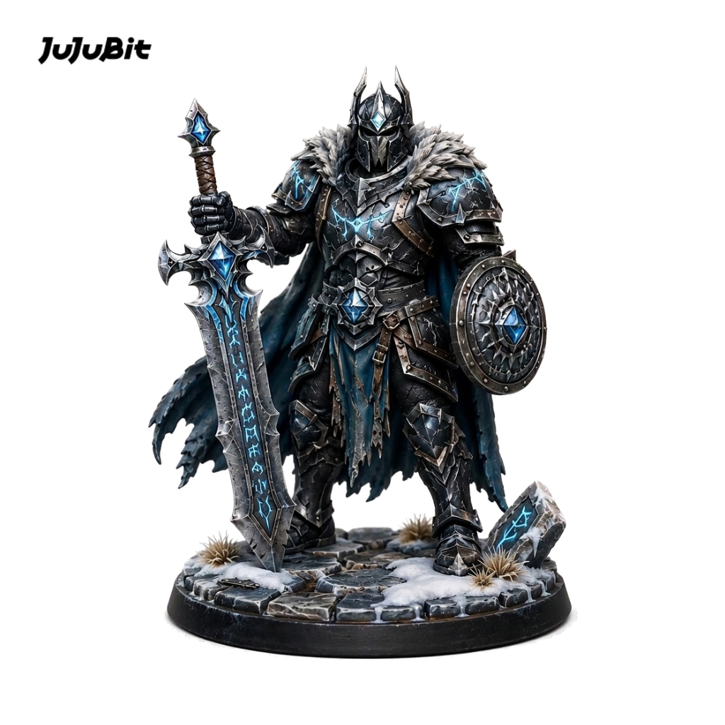 Runeward Knight-Detailed Sculpt Miniature for RPG, Display & Collection