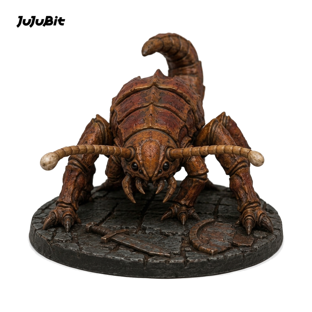 Rustscale Rust Monster-Detailed Sculpt Miniature for RPG, Display &amp; Collection