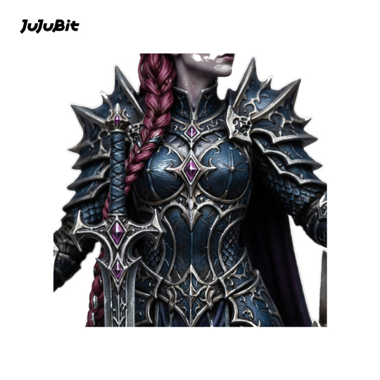 Sable Oath Valkyrie-Detailed Sculpt Miniature for RPG, Display & Collection