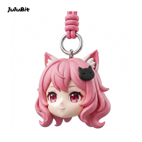 Sakura Neko |Classic Chibi Keychain