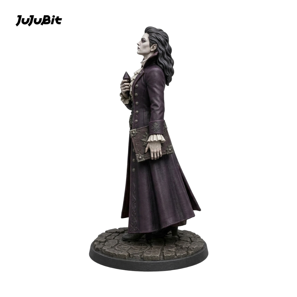 Sanguine Dhampir Sorcerer-Detailed Sculpt Miniature for RPG, Display & Collection