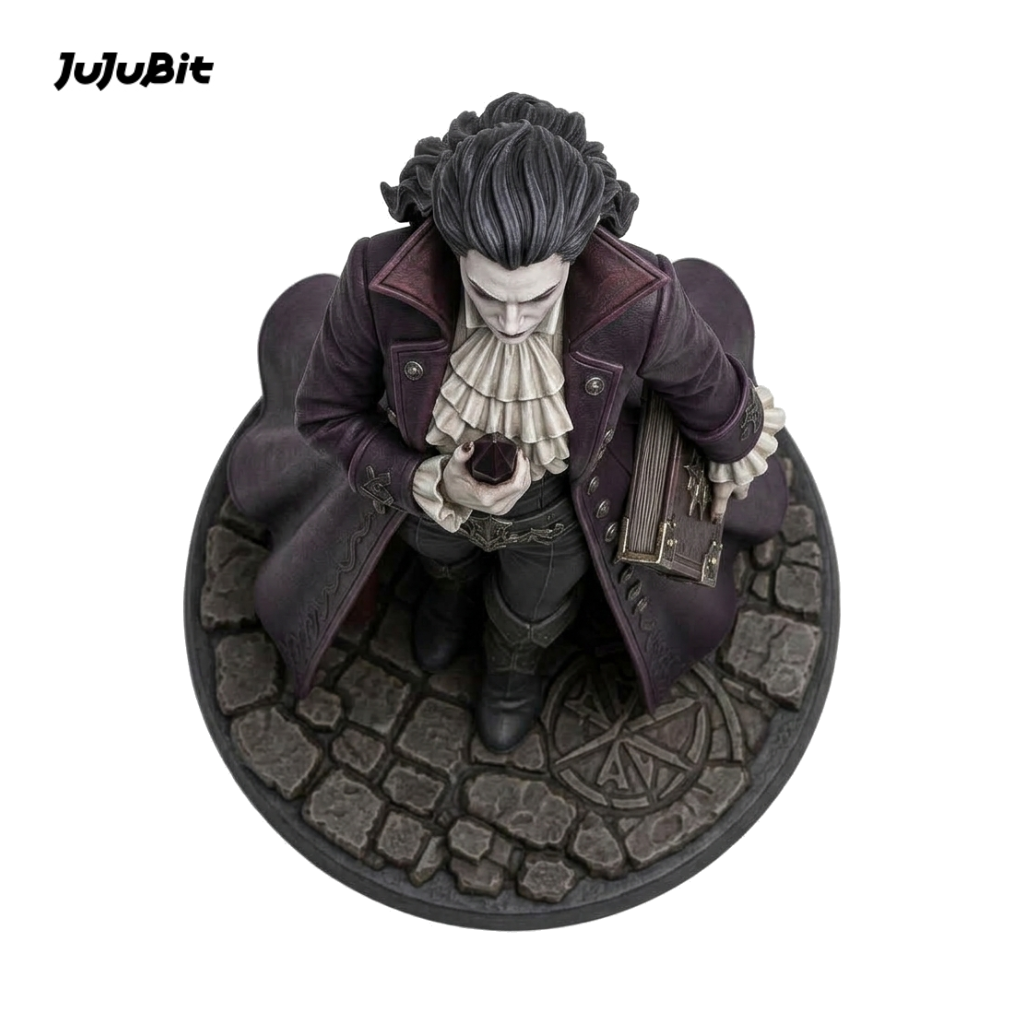 Sanguine Dhampir Sorcerer-Detailed Sculpt Miniature for RPG, Display & Collection
