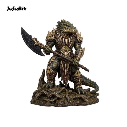 Scaleburn 도마뱀 인간 전쟁군주 - RPG, 전시 및 수집용 정교한 조각 미니어처