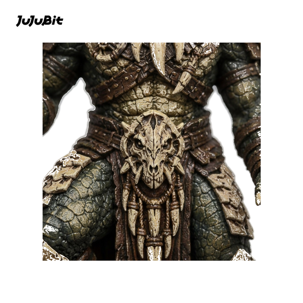 Scaleburn 도마뱀 인간 전쟁군주 - RPG, 전시 및 수집용 정교한 조각 미니어처