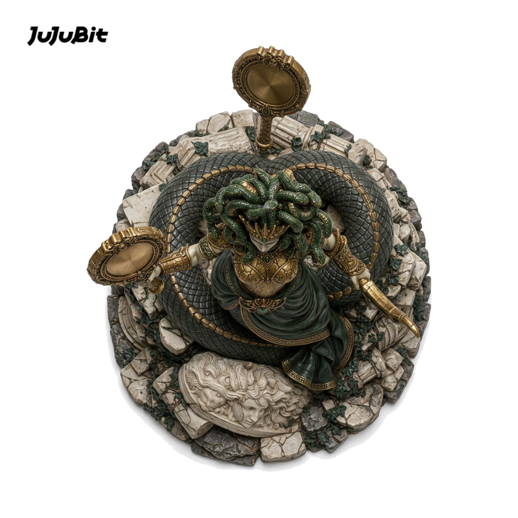 Serpentcrown Medusa-Detailed Sculpt Miniature for RPG, Display & Collection