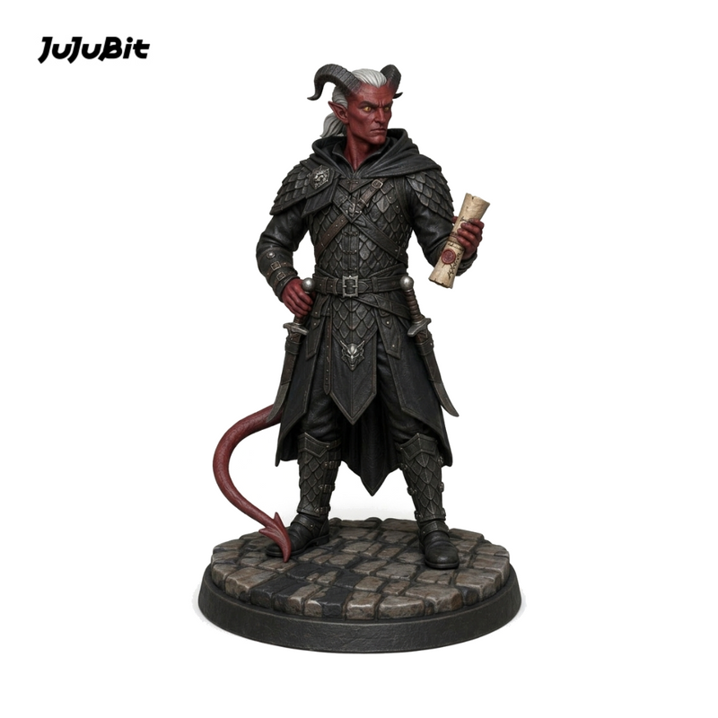 Shadowfang Tiefling Assassin-Detailed Sculpt Miniature for RPG, Display & Collection