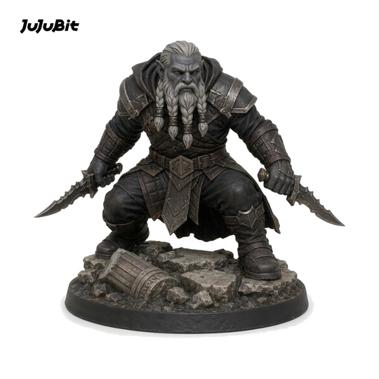 Shadowveil Duergar Assassin-Detailed Sculpt Miniature for RPG, Display &amp; Collection