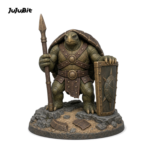 Shellguard Tortle Fighter-Detailed Sculpt Miniature for RPG, Display &amp; Collection