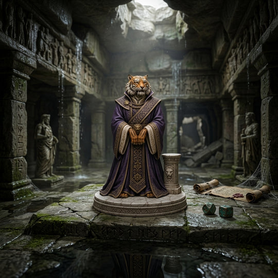 Silkclaw Rakshasa-Detailed Sculpt Miniature for RPG, Display &amp; Collection