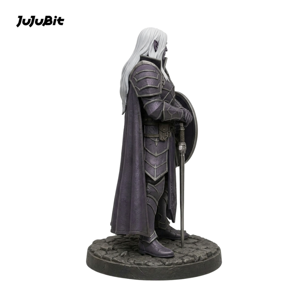 Spidercrest Drow Fighter-Detailed Sculpt Miniature for RPG, Display & Collection