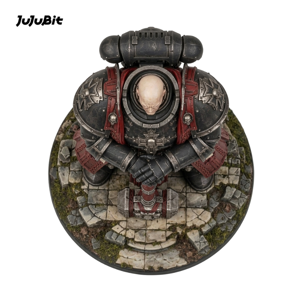Stone Confessor-Detailed Sculpt Miniature for RPG, Display & Collection