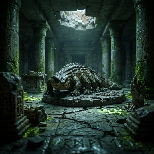 Stoneback Basilisk-Detailed Sculpt Miniature for RPG, Display & Collection