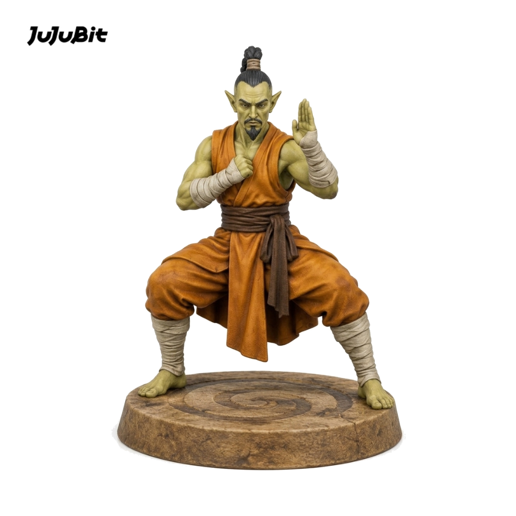 Stonefist Githzerai Monk-Detailed Sculpt Miniature for RPG, Display &amp; Collection