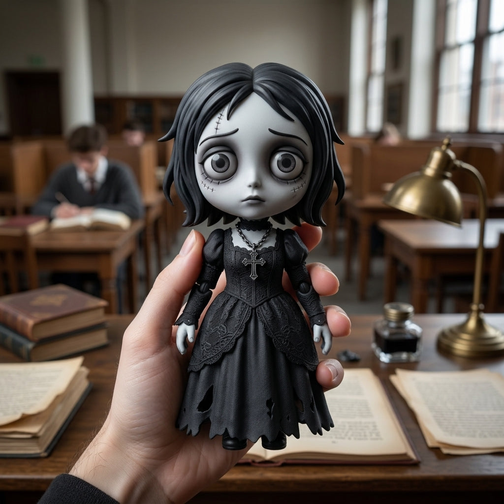 Custom Dark Gothic Figurine | Bring your zombie nightmare imaginations into reality.