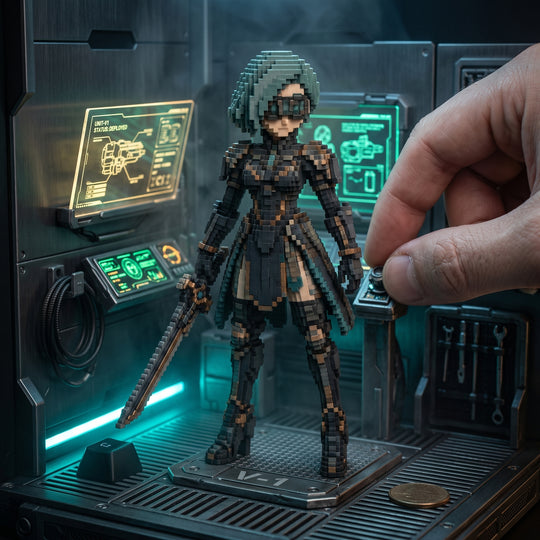Pixel Style - Teal Sentinel