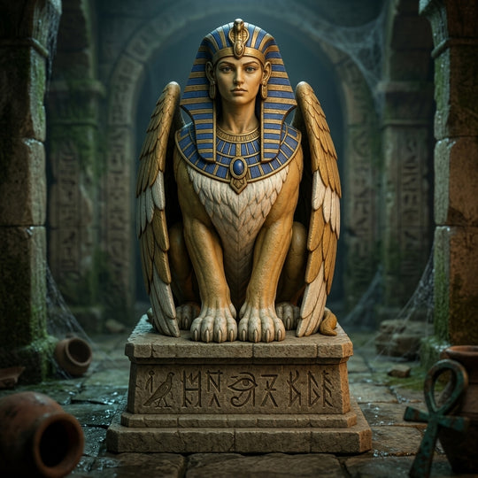 Sunscar Sphinx-Detailed Sculpt Miniature for RPG, Display & Collection