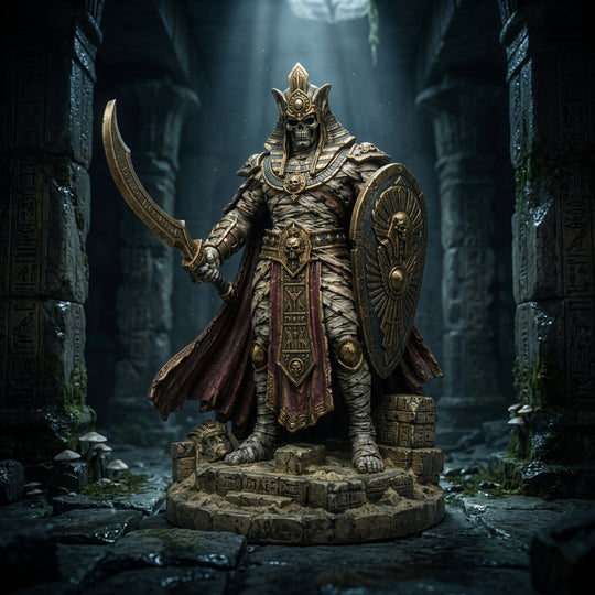 Sunspire Mummy Warlord-Detailed Sculpt Miniature for RPG, Display & Collection