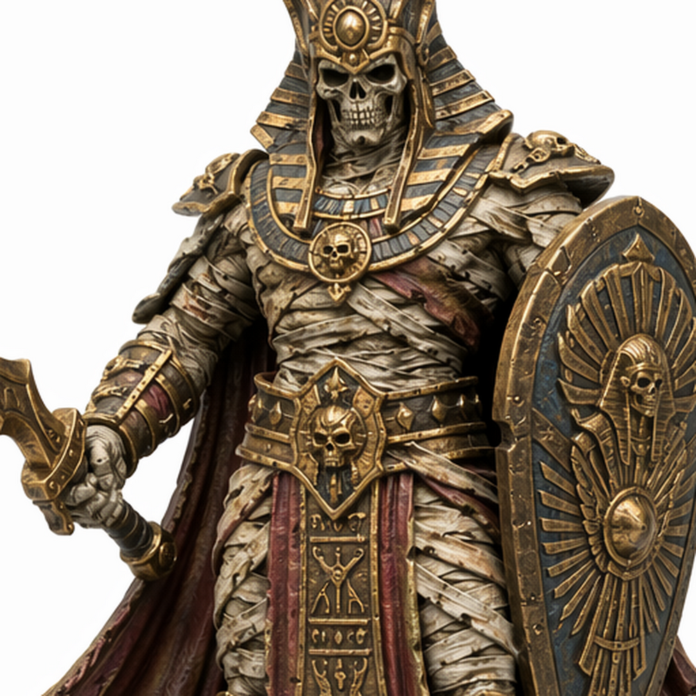 Sunspire Mummy Warlord-Detailed Sculpt Miniature for RPG, Display & Collection
